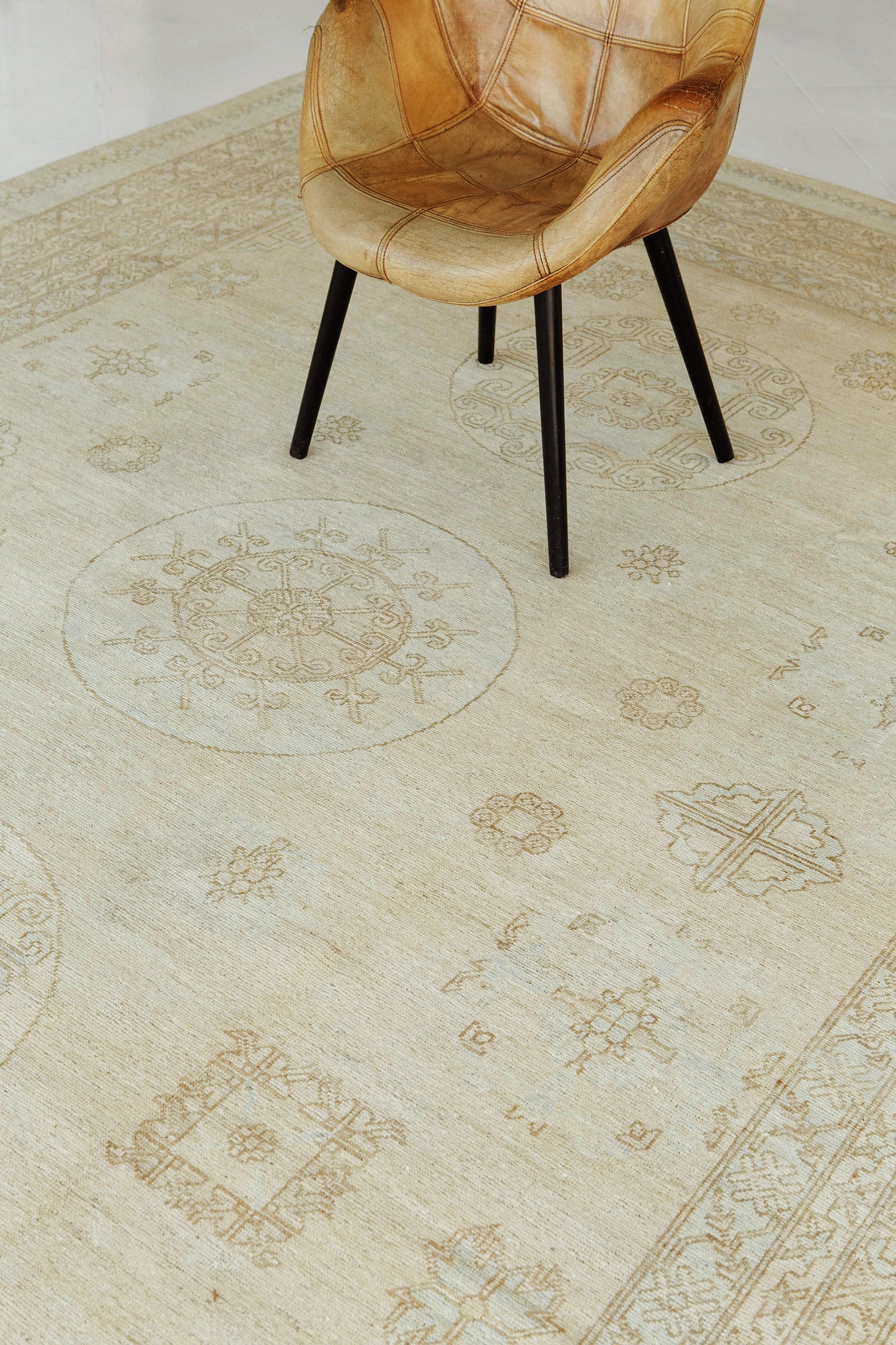 Vintage Style Khotan Revival Rug
