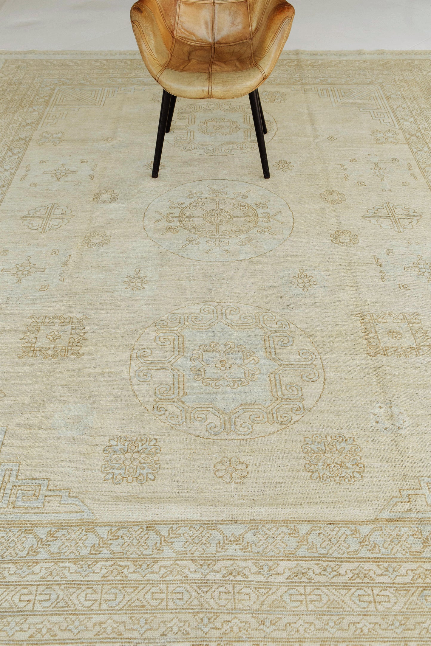 Vintage Style Khotan Revival Rug
