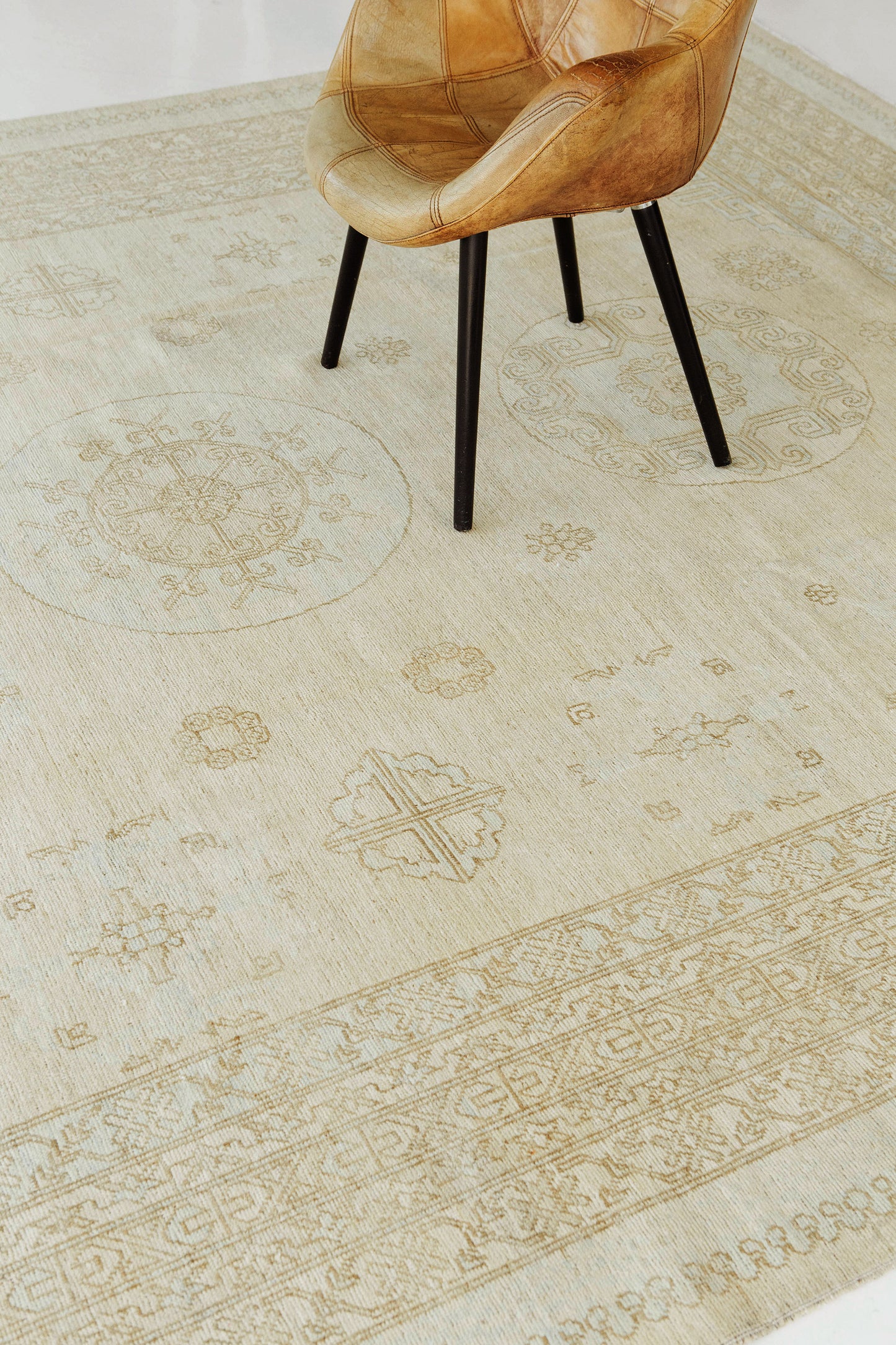Vintage Style Khotan Revival Rug