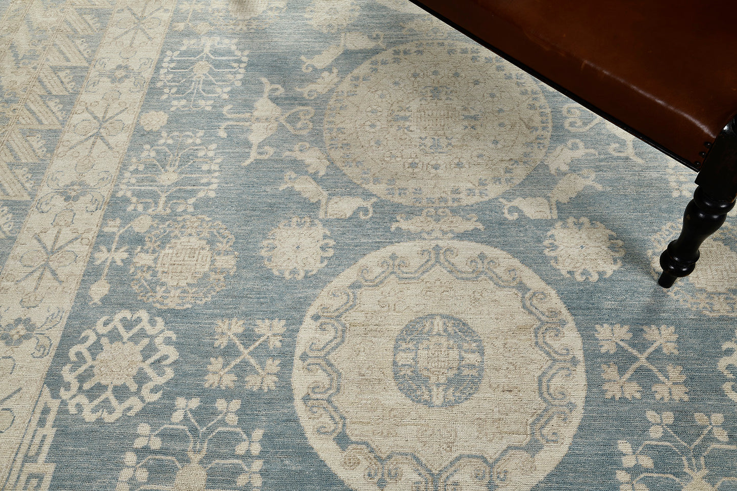 Vintage Style Khotan Revival Rug