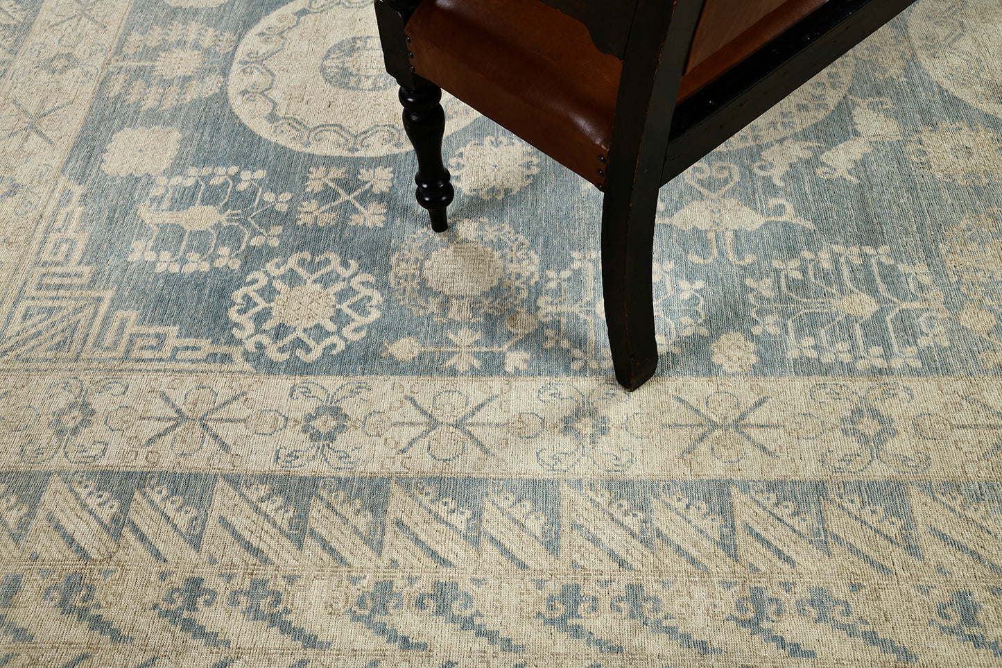 Vintage Style Khotan Revival Rug