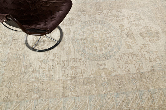 Vintage Style Safira Collection Khotan Design Rug