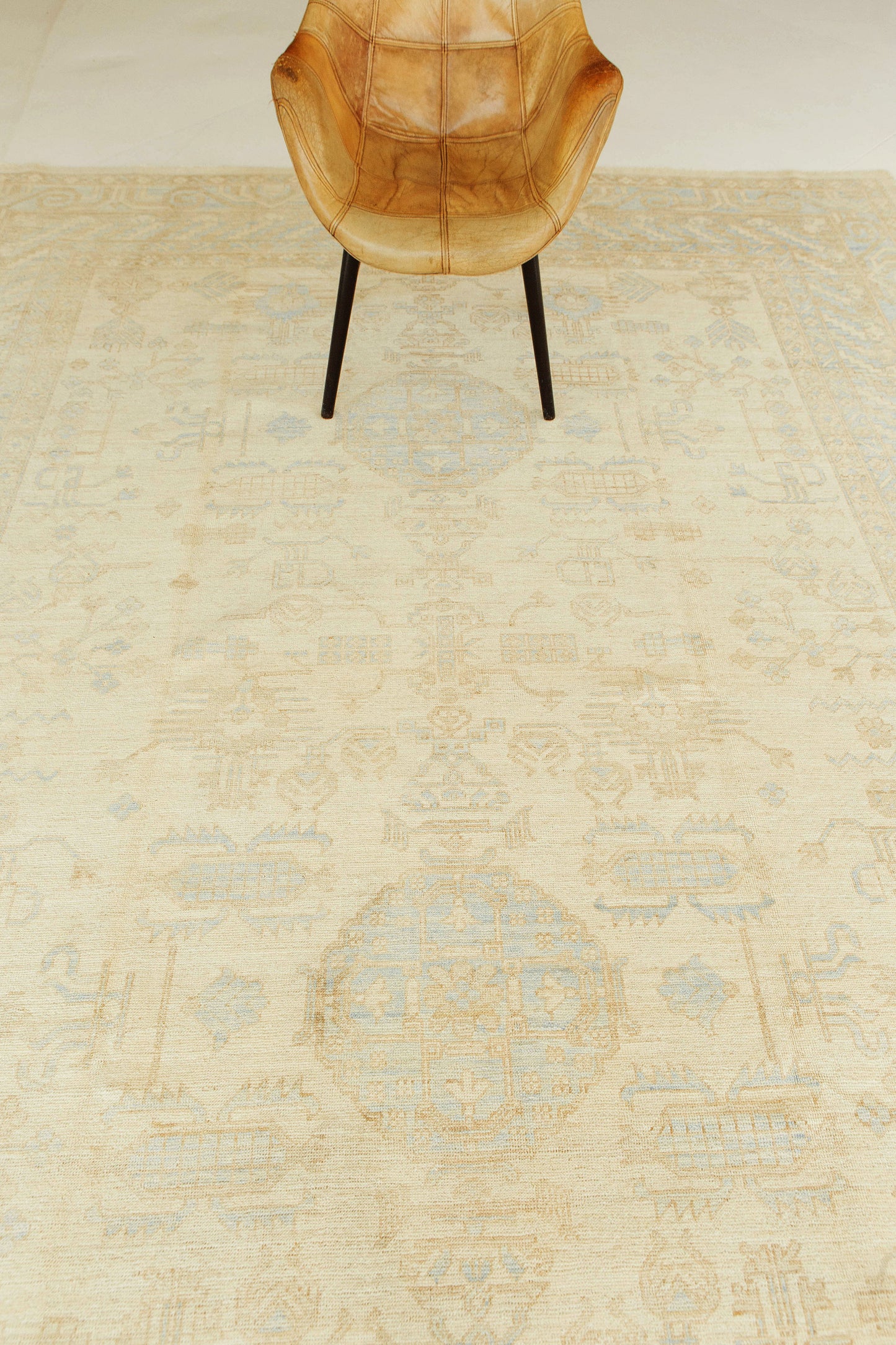Vintage Style Khotan Revival Rug