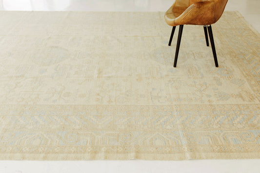 Vintage Style Khotan Revival Rug