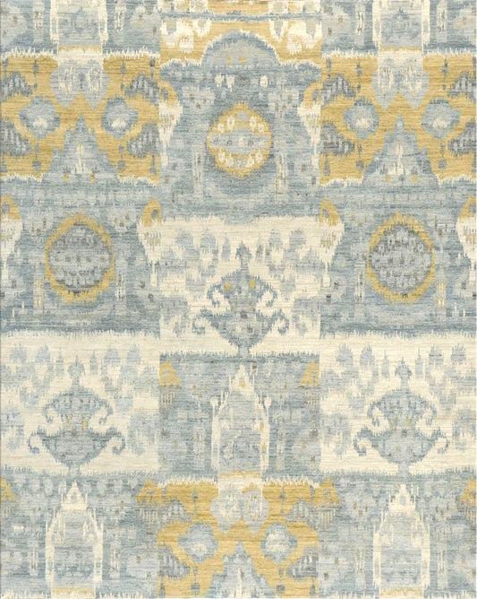 Ikat Design Rug Pardah