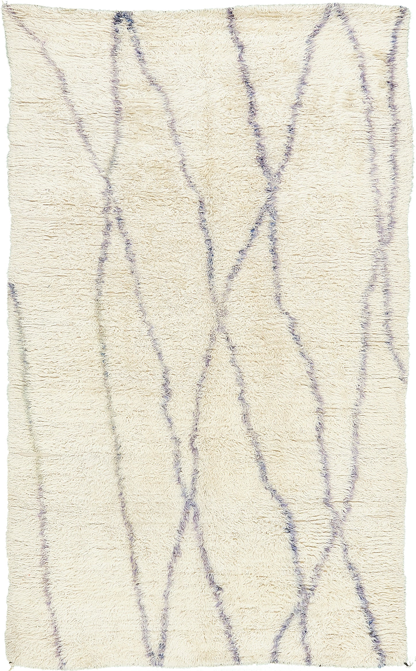Modern Rug Image 13191 Vintage Moroccan Beni Ourain Tribe Rug