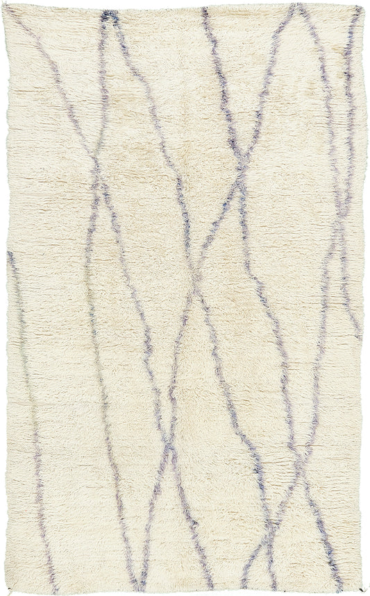 Modern Rug Image 13191 Vintage Moroccan Beni Ourain Tribe Rug