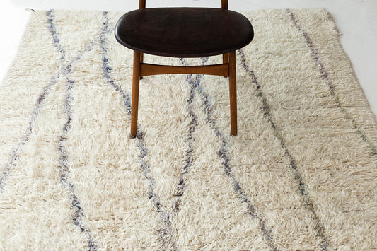 Modern Rug Image 13192 Vintage Moroccan Beni Ourain Tribe Rug