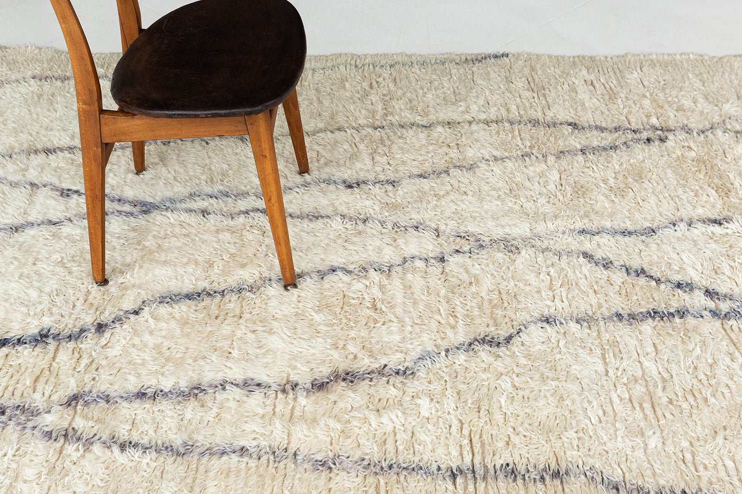 Modern Rug Image 13194 Vintage Moroccan Beni Ourain Tribe Rug