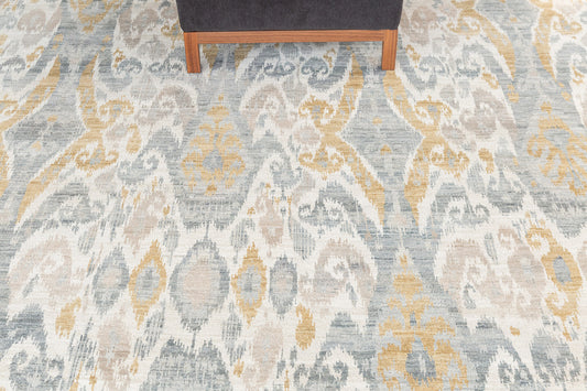 Ikat Design Rug Tiraz