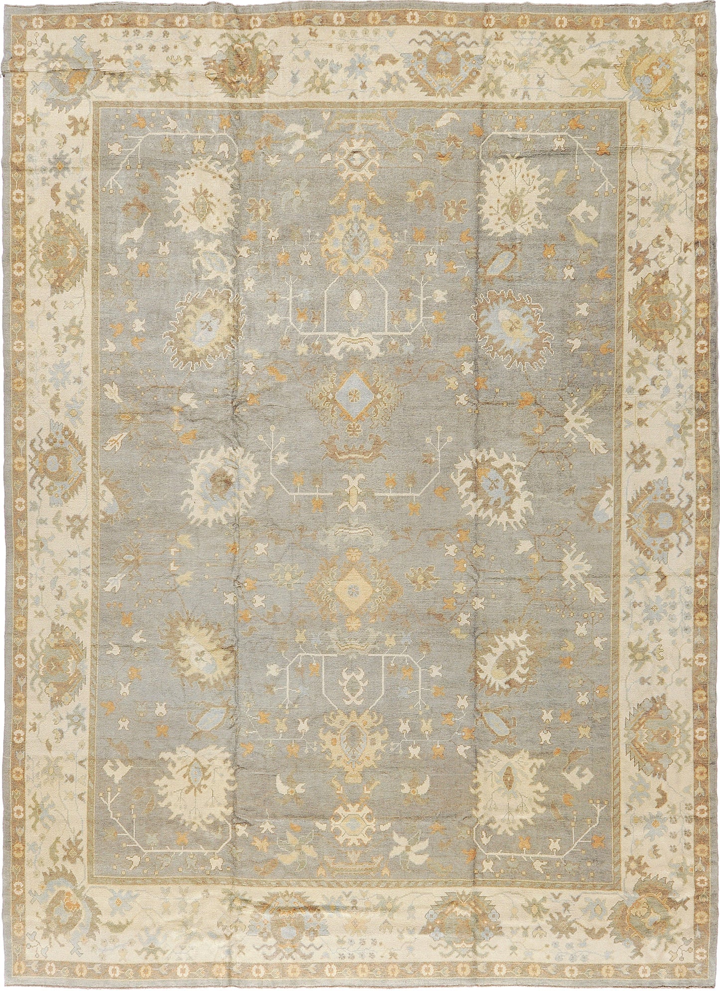 Turkish Oushak Revival Rug