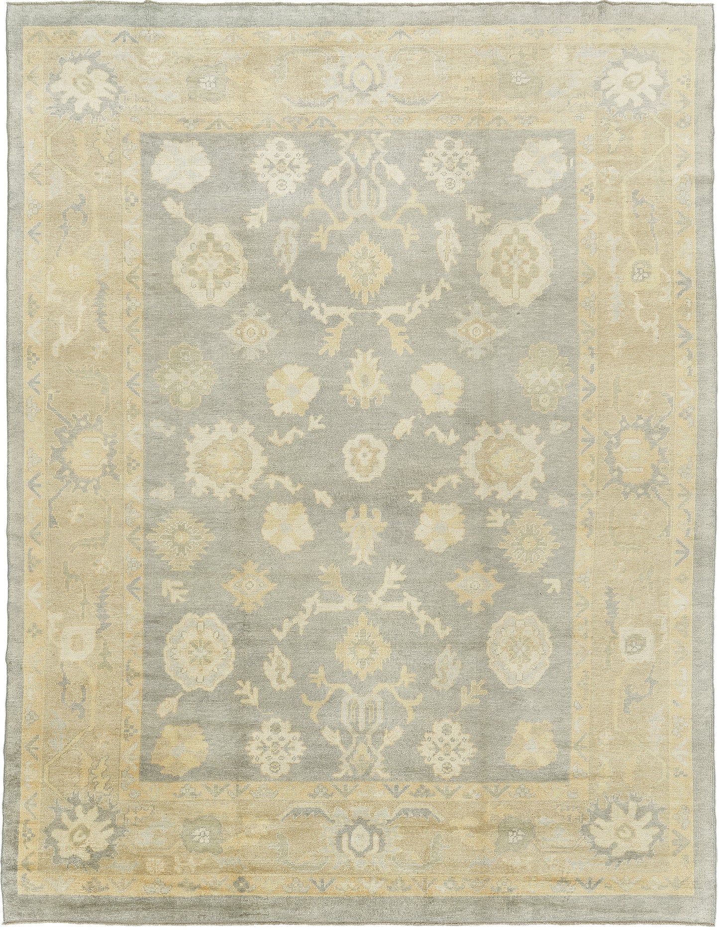 Turkish Oushak Revival Rug