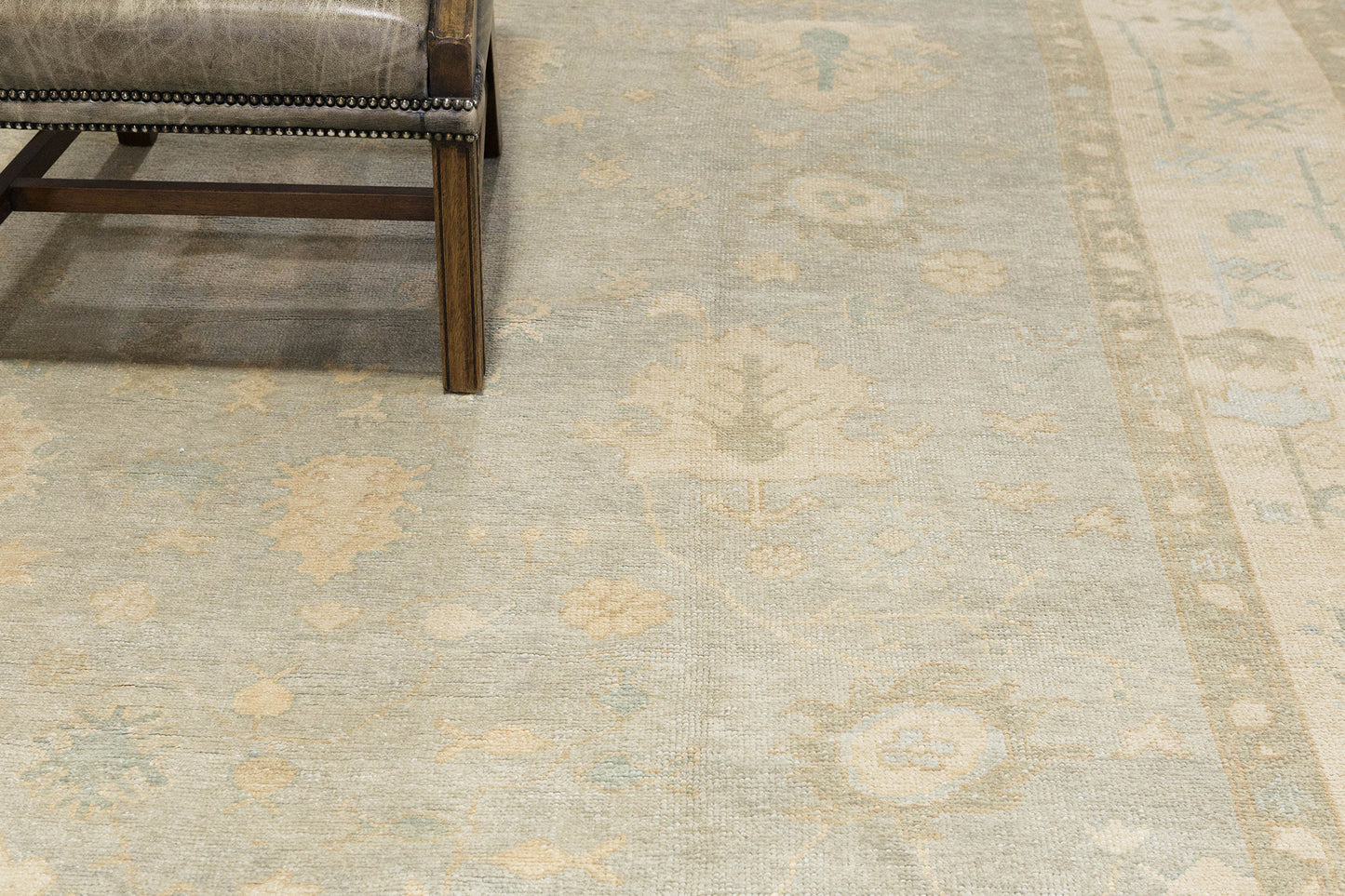 Turkish Oushak Revival Rug