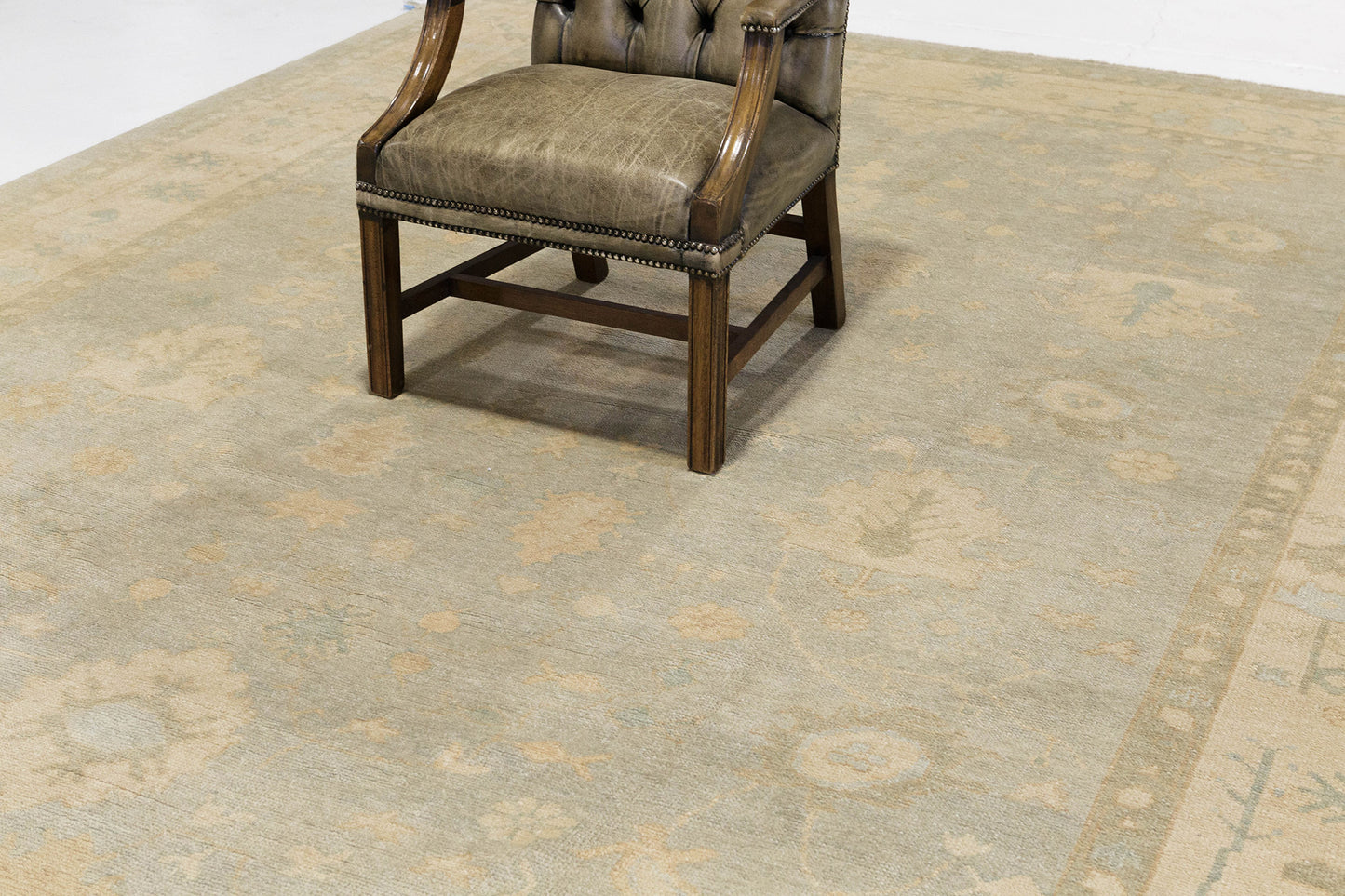 Turkish Oushak Revival Rug