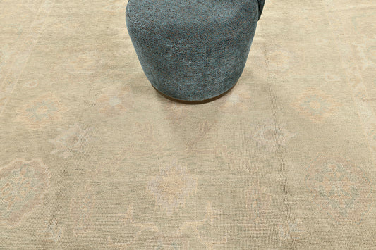 Turkish Oushak Revival Rug