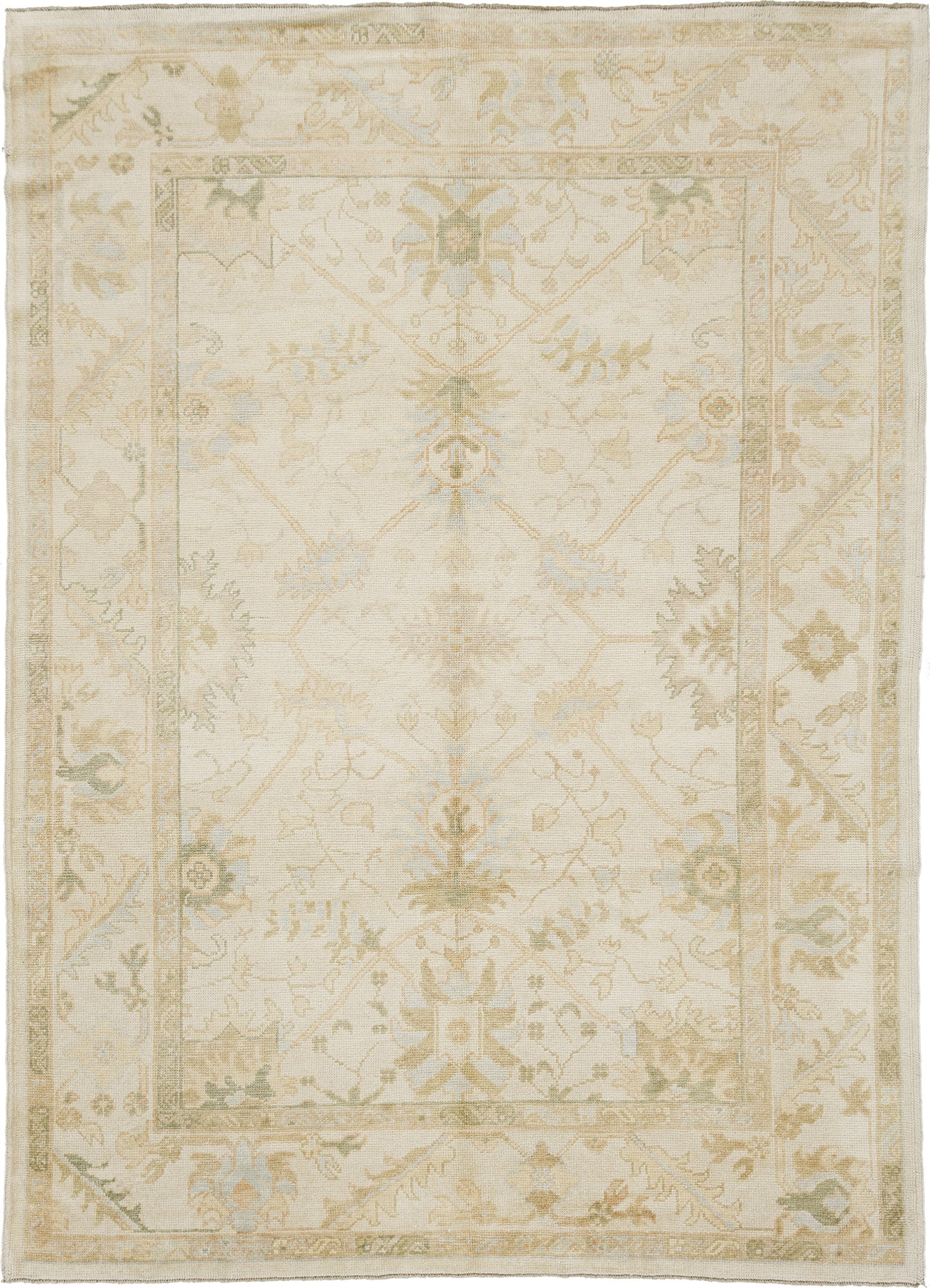 Turkish Oushak Revival Rug