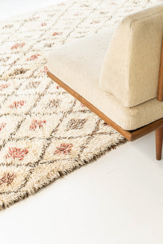 Modern Rug Image 13159 Vintage Moroccan Beni Ourain Tribe Rug