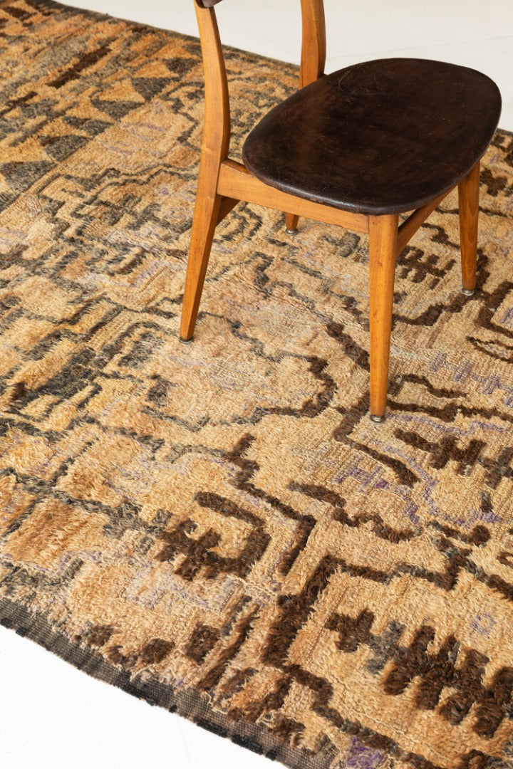 Vintage Moroccan High Atlas Tribe Rug