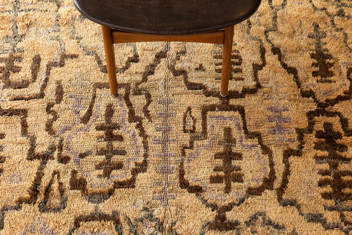 Vintage Moroccan High Atlas Tribe Rug