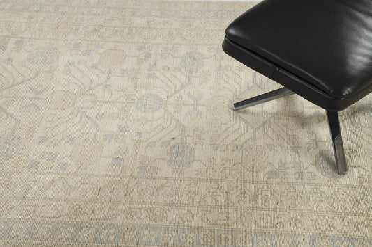 Vintage Style Khotan Revival Rug