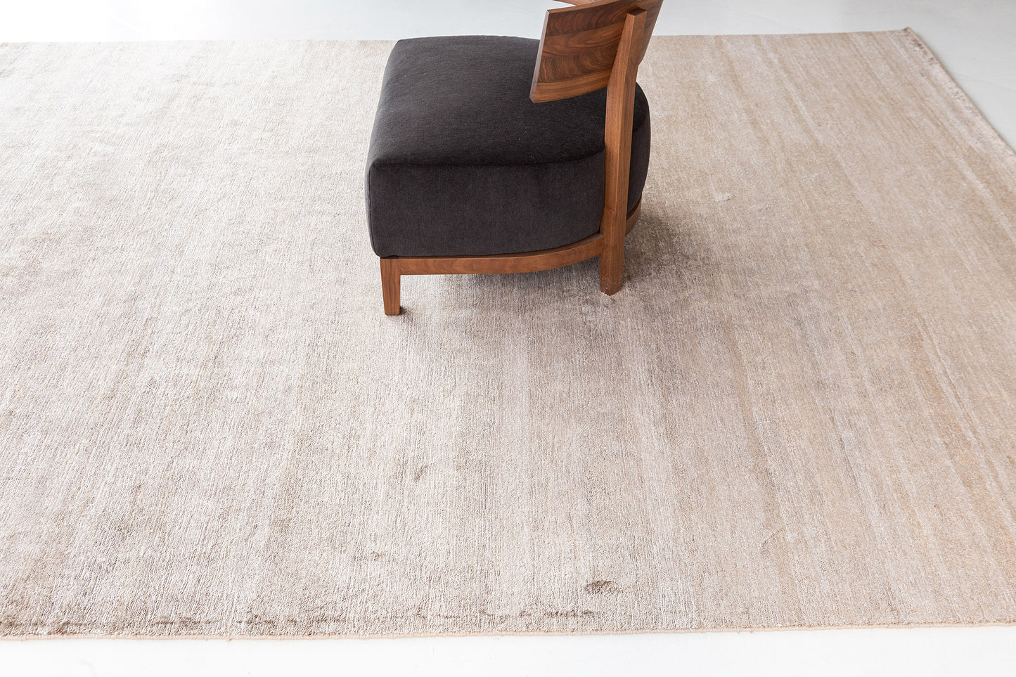 Modern Rug Image 10666 Solid Design Bamboo Silk Rug Dara