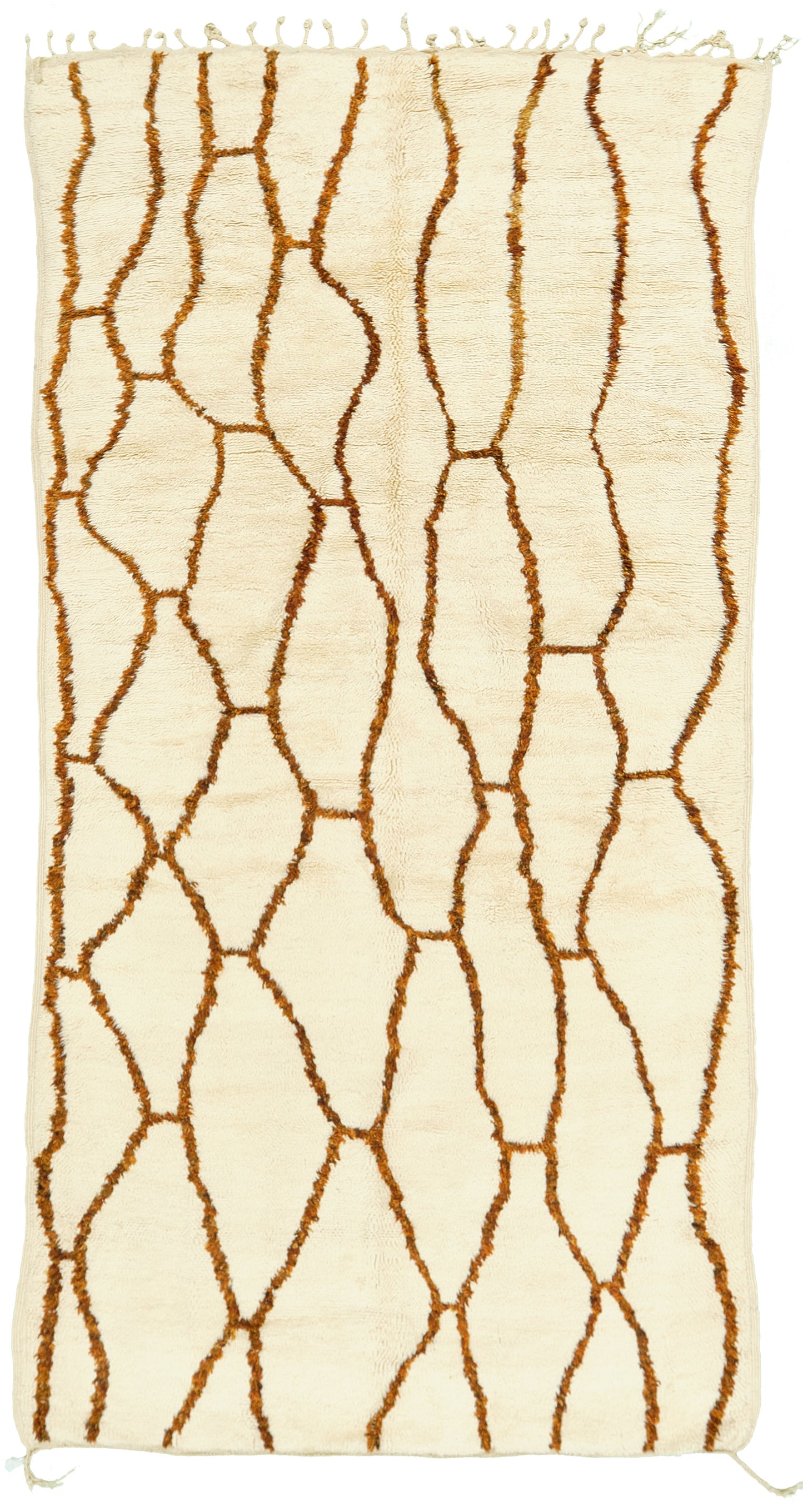 Modern Rug Image 13206 Vintage Moroccan Beni Ourain Tribe Rug