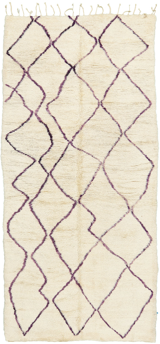 Modern Rug Image 13196 Vintage Moroccan Beni Ourain Tribe Rug