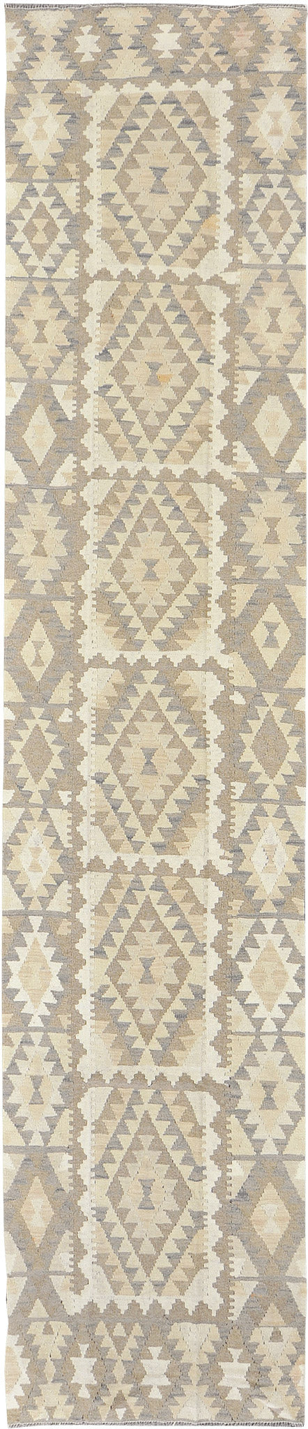 Vintage Style Tribal Natural Dye Flat Weave Kilim