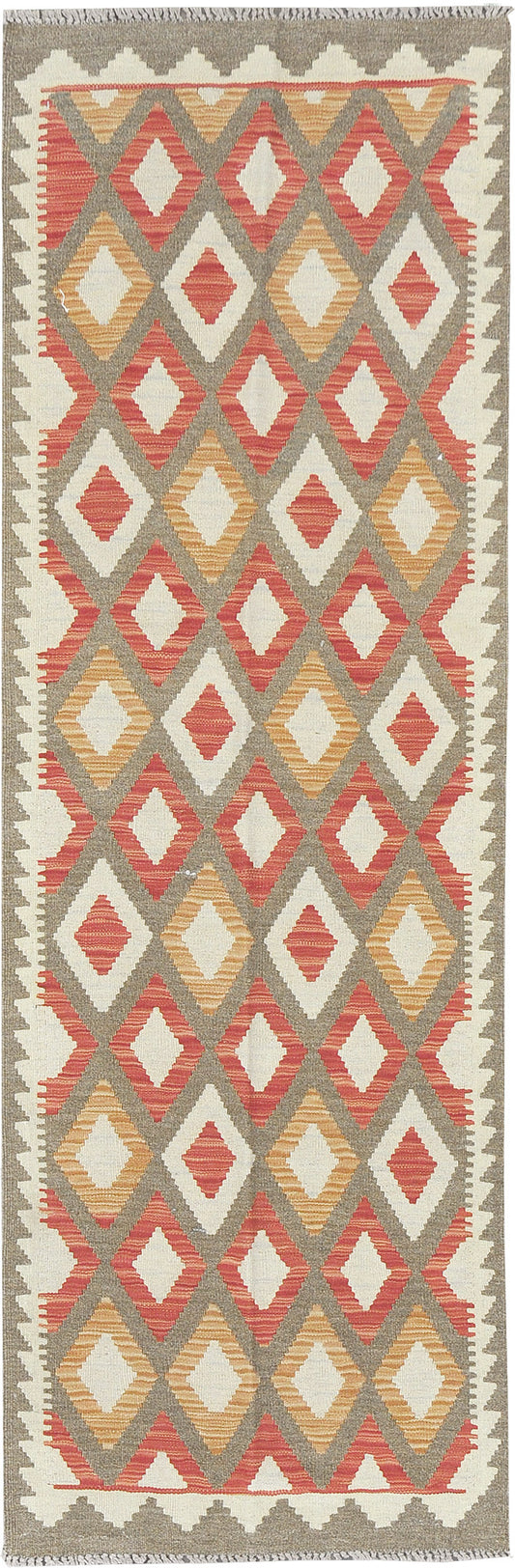 Vintage Style Tribal Natural Dye Flat Weave Kilim