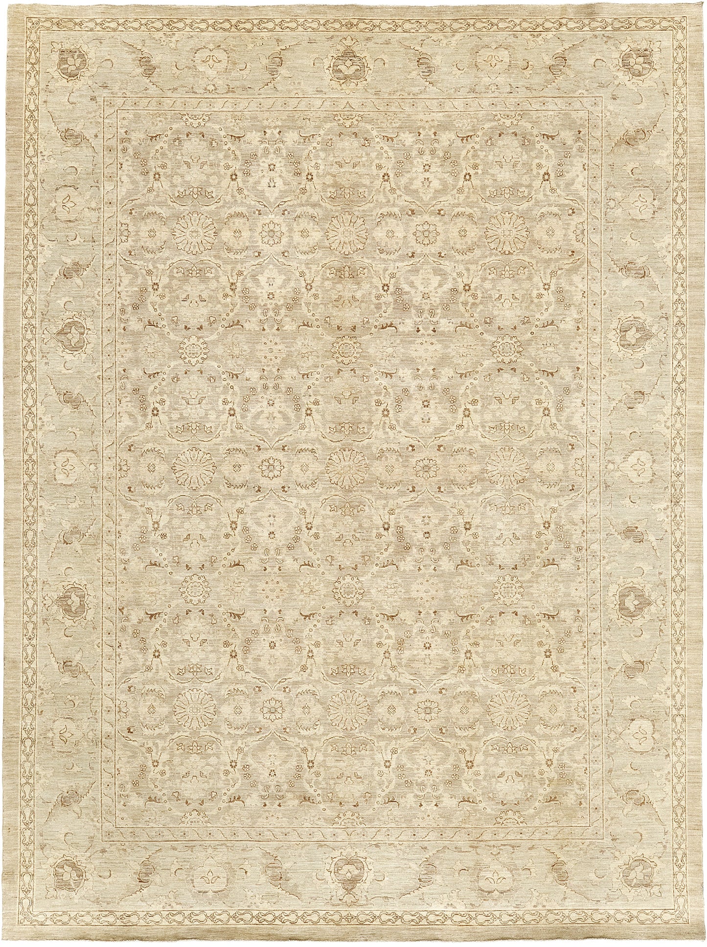 Vintage Style Tabriz Revival Rug