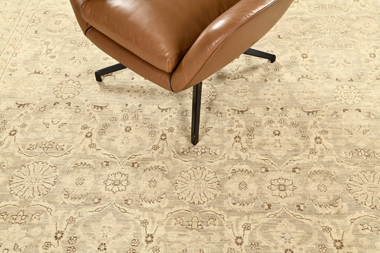 Vintage Style Tabriz Revival Rug