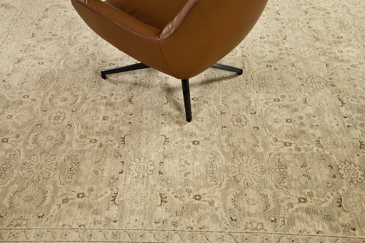 Vintage Style Tabriz Revival Rug