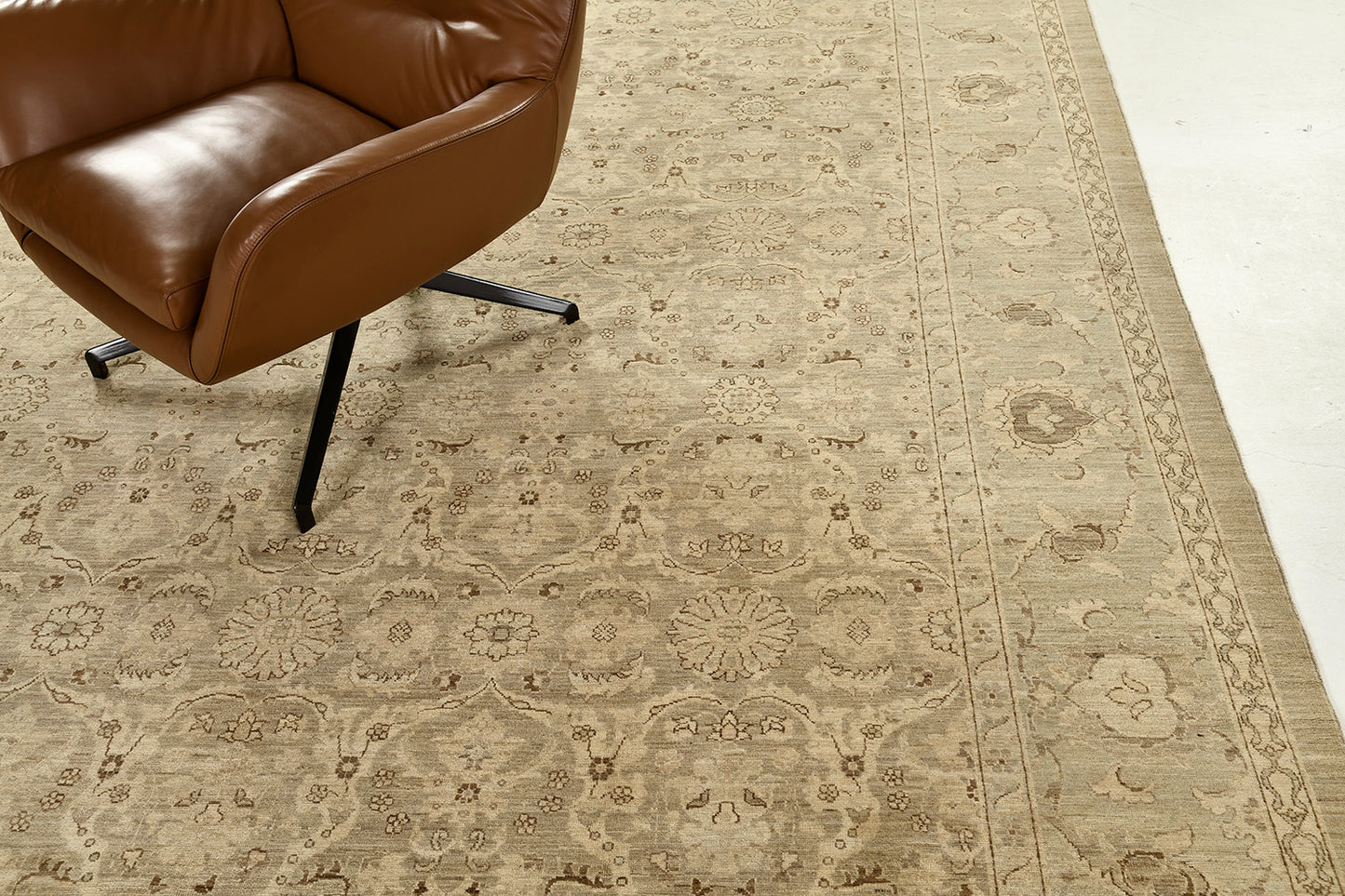 Vintage Style Tabriz Revival Rug