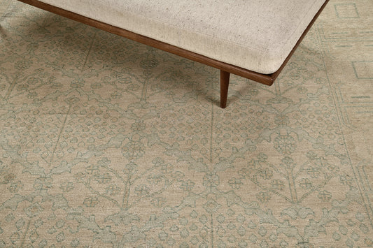 Turkish Oushak Revival Rug