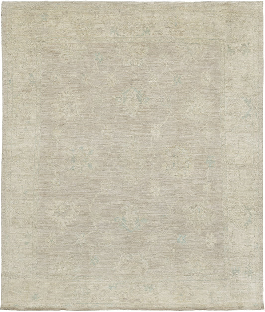 Vintage Style Oushak Design Rug