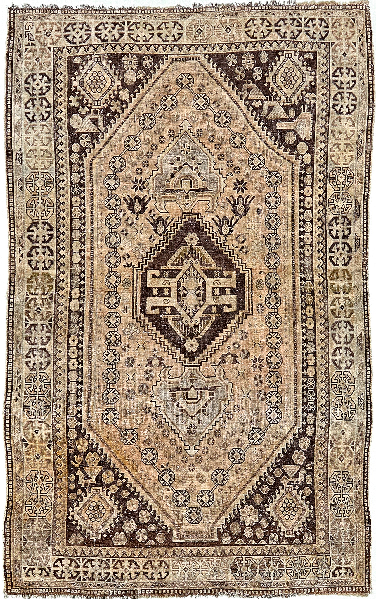 Vintage Persian Ghashghaie Rug 25274