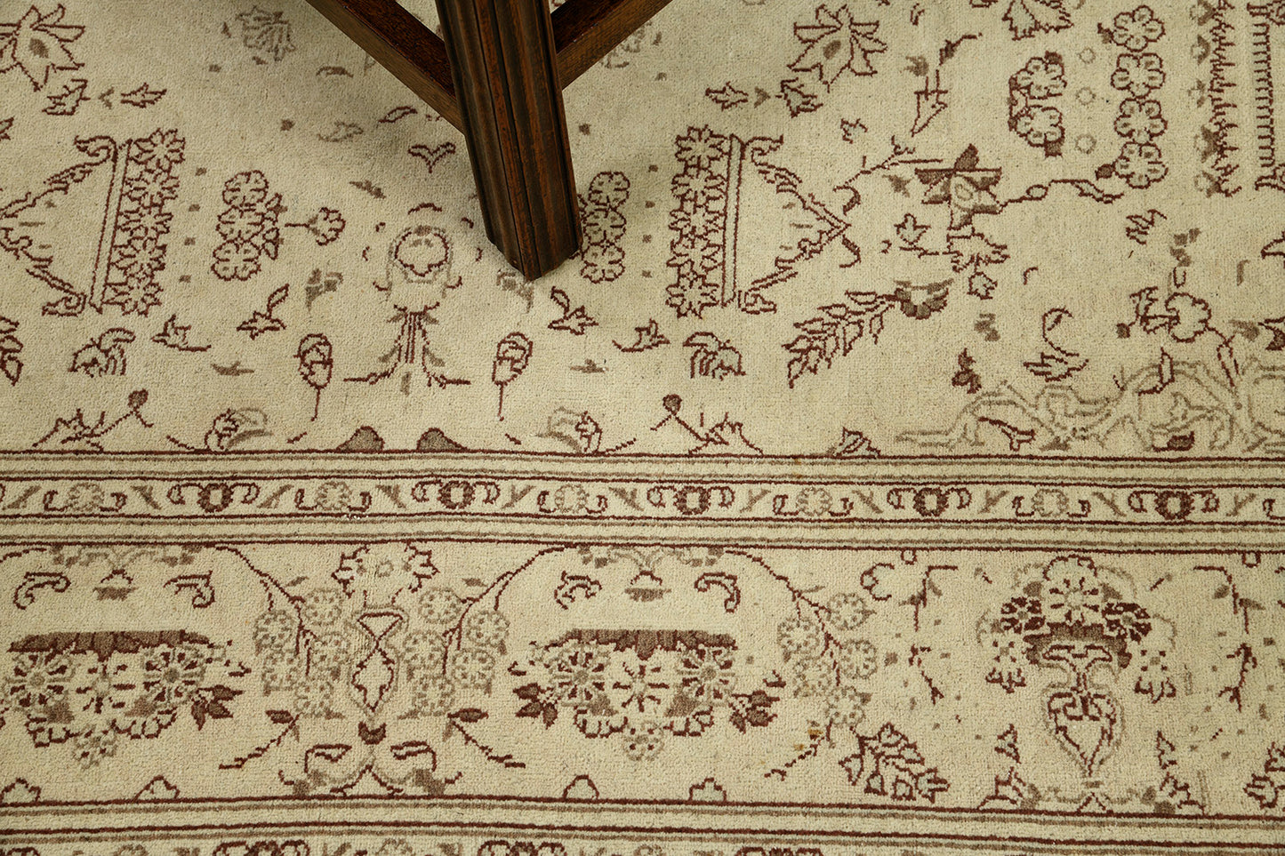 Persian Rug 3661 Vintage Persian Kashan Rug 25275