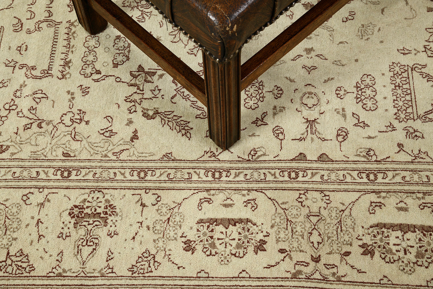 Persian Rug 3663 Vintage Persian Kashan Rug 25275