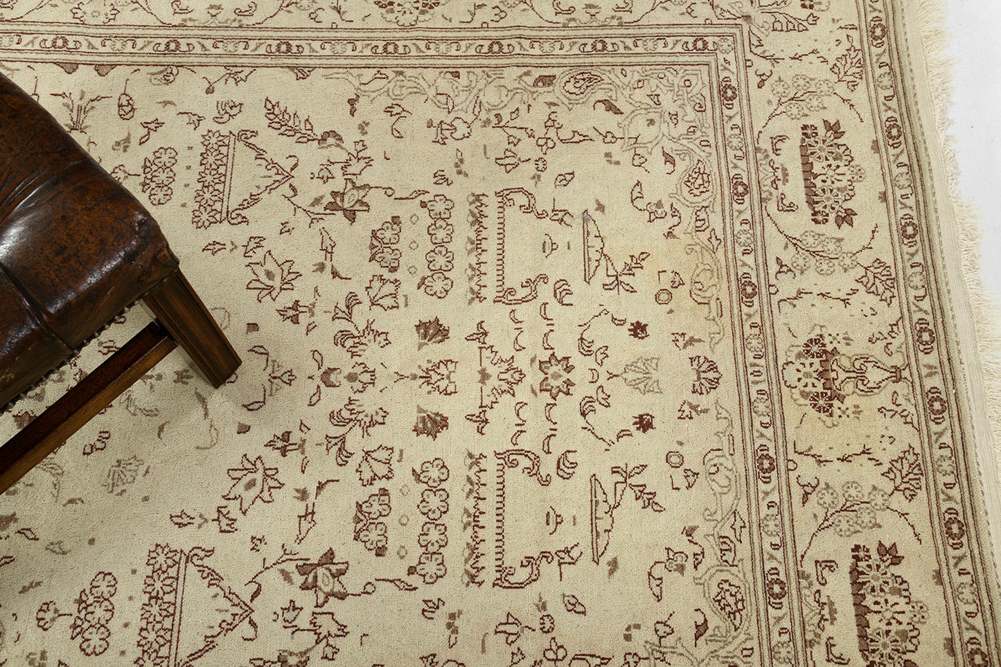 Persian Rug 3664 Vintage Persian Kashan Rug 25275