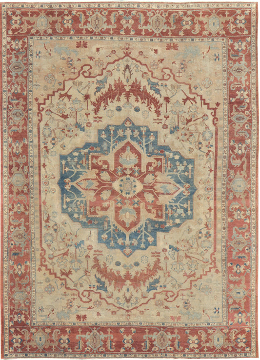 Vintage Style Antique Serapi Revival Bliss Collection