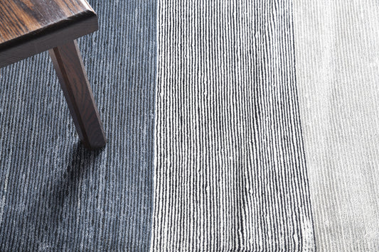 Modern Design Bamboo Silk Ribbed Runner Vita