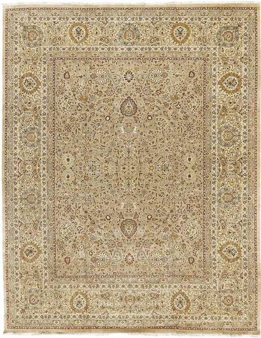 Natural Dye Tabriz Hadji Jalili Revival Rug
