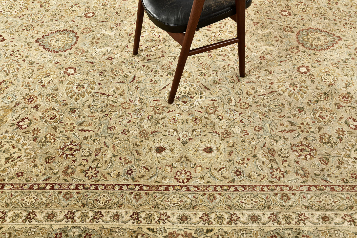 Natural Dye Tabriz Hadji Jalili Revival Rug