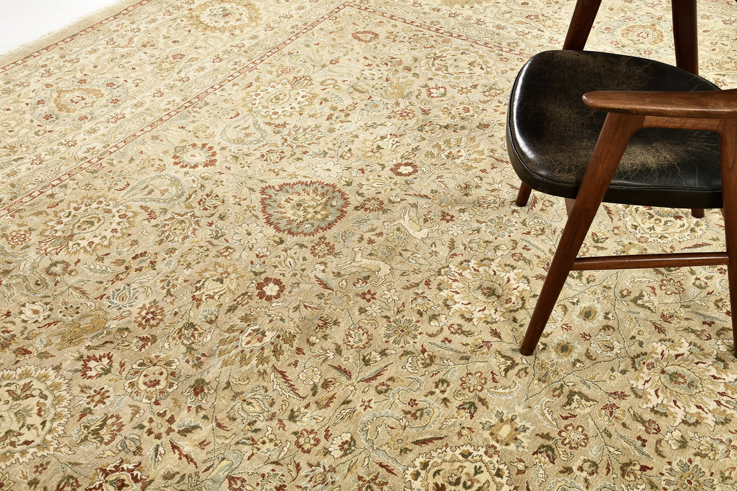 Natural Dye Tabriz Hadji Jalili Revival Rug