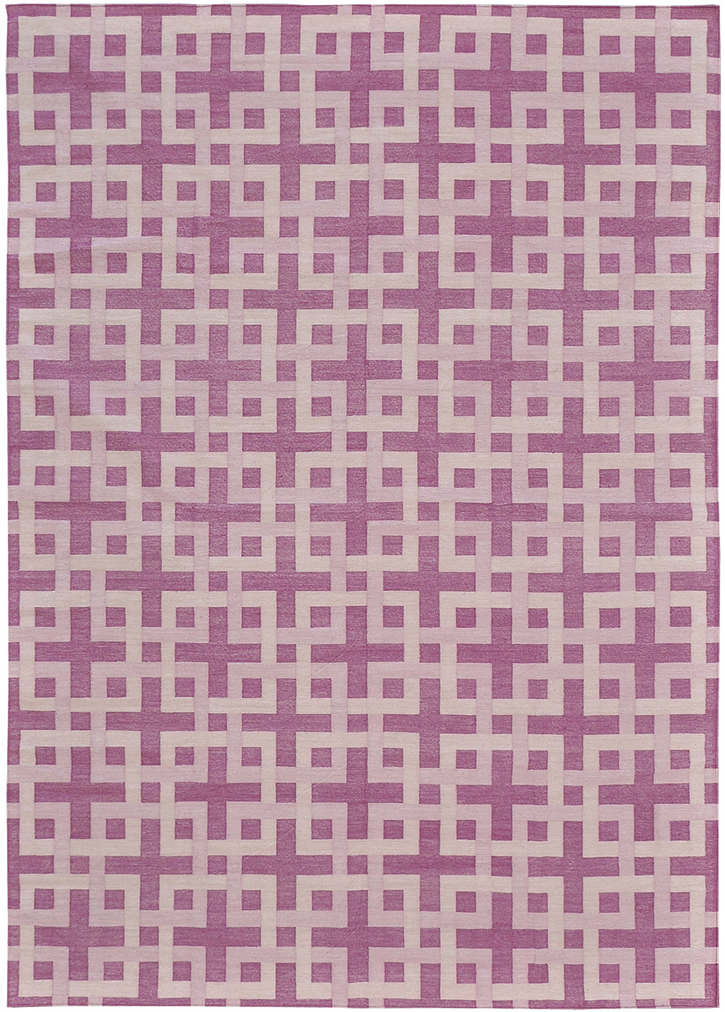 Contemporary Flat-Weave Rug Cielo Collection Estera Fuchsine