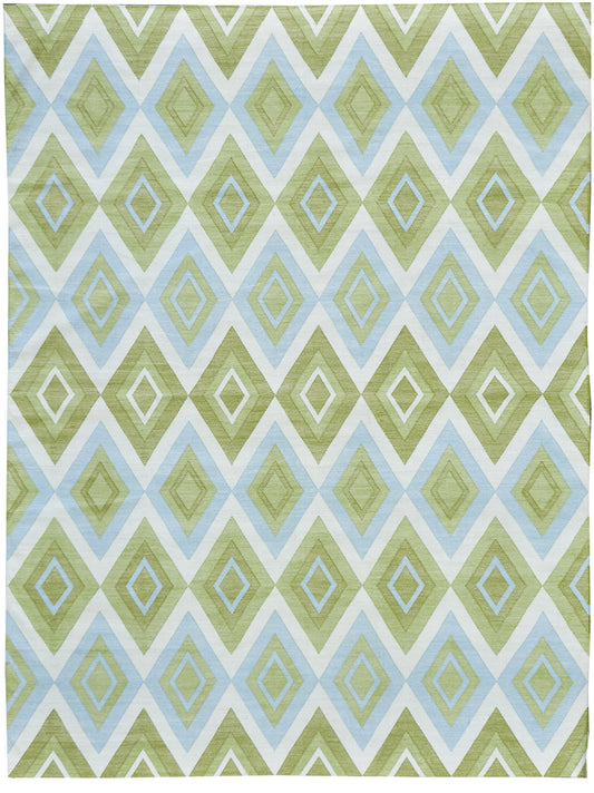 Contemporary Flat-Weave Rug Cielo Collection Permata Cricket