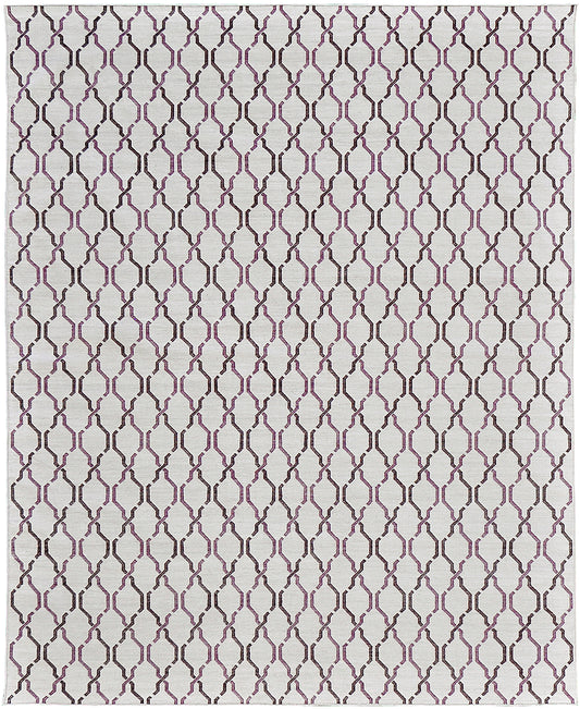 Contemporary Flat-Weave Rug Cielo Collection Zenia Raisin