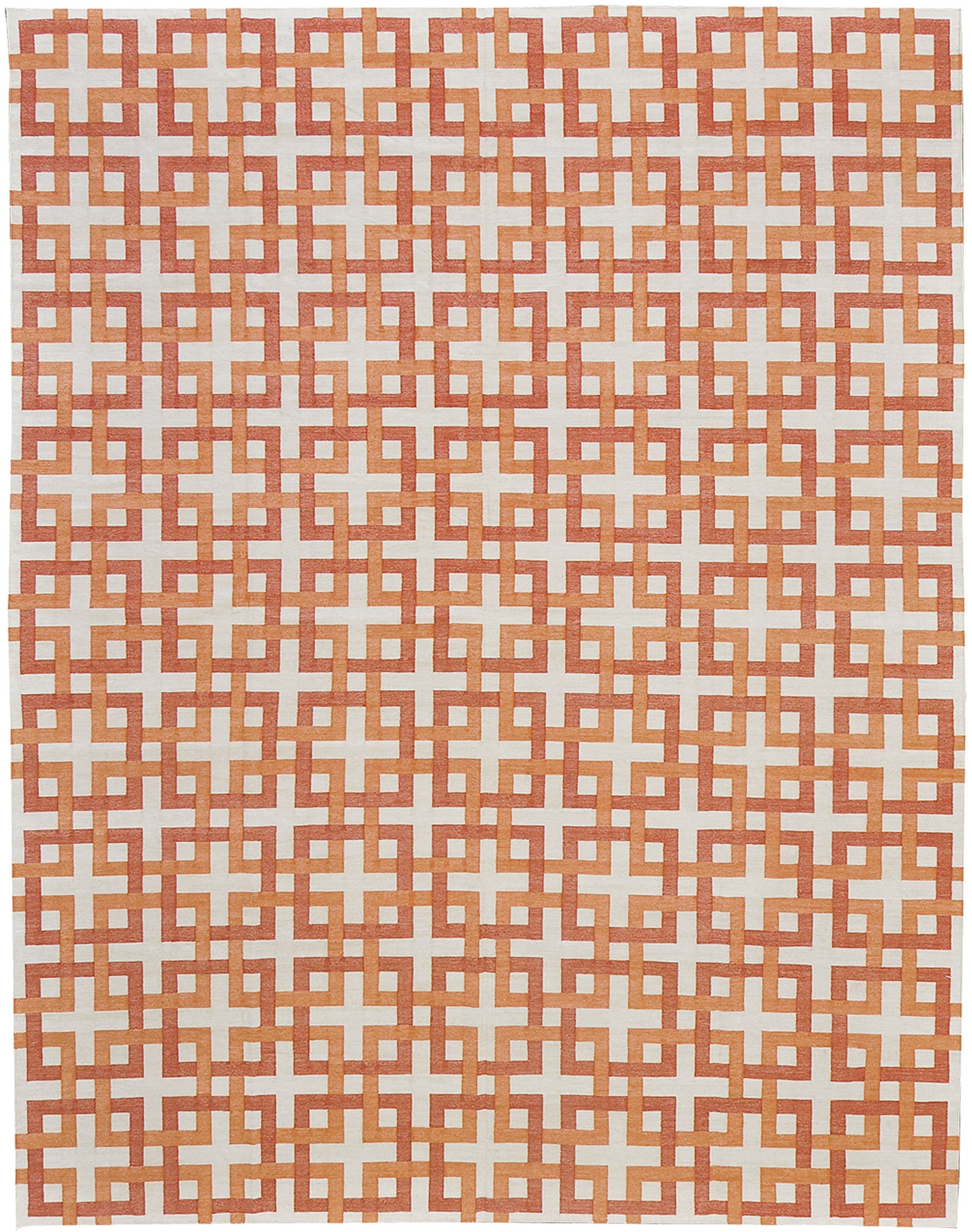 Contemporary Flat-Weave Rug Cielo Collection Estera Tangerine