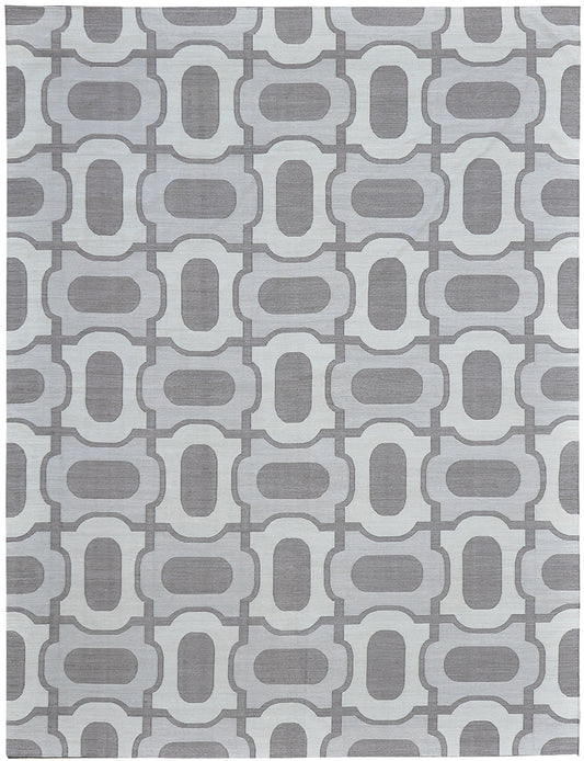 Contemporary Flat-Weave Rug Cielo Collection Gems Cesious