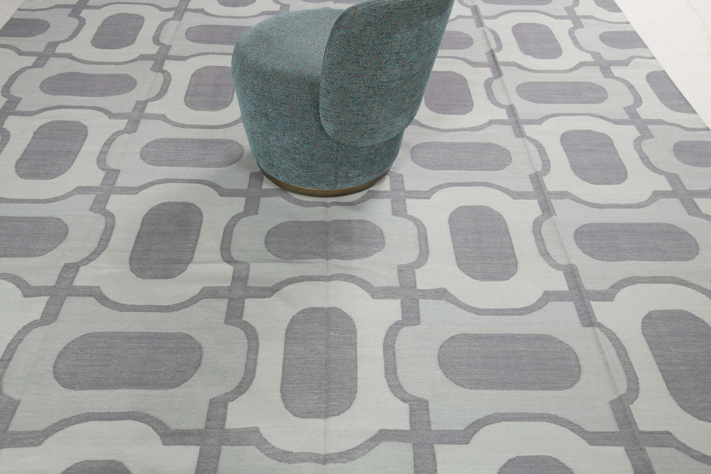 Contemporary Flat-Weave Rug Cielo Collection Gems Cesious
